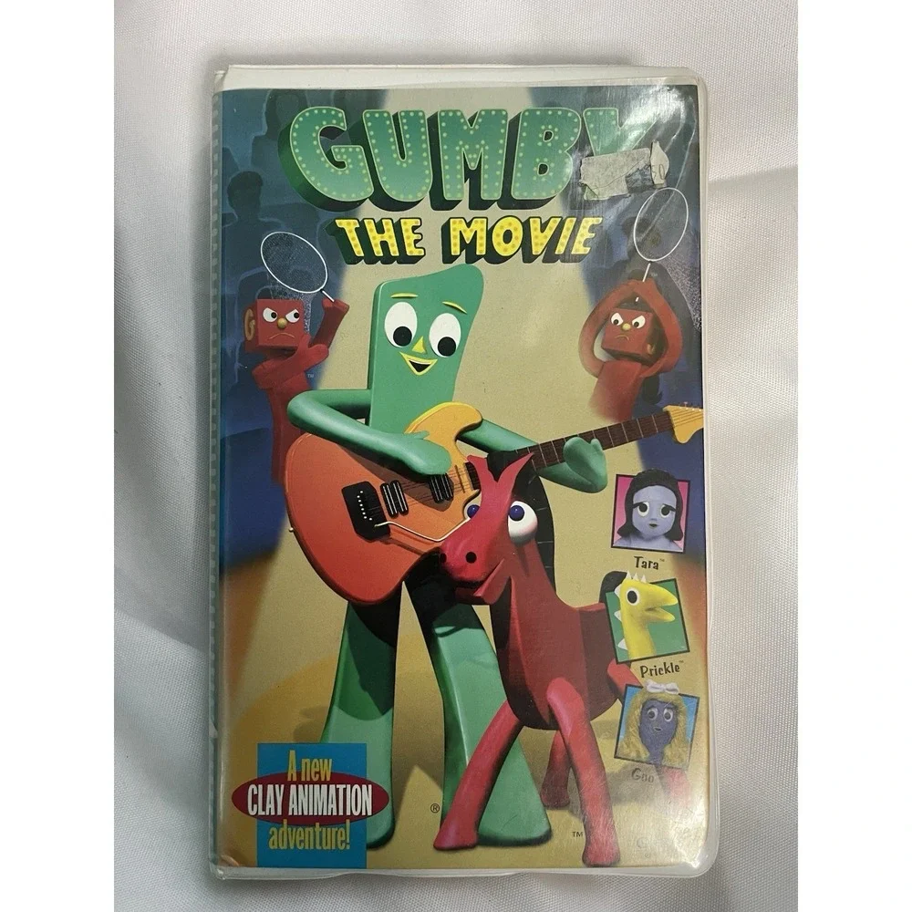 GUMBY THE MOVIE (VHS‎ 1995) Clamshell, A CLAY ANIMATION Adventure! KidVision